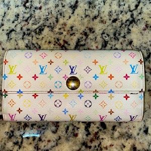 ❤️SOLD❤️Louis Vuitton Sarah Wallet multicolor
